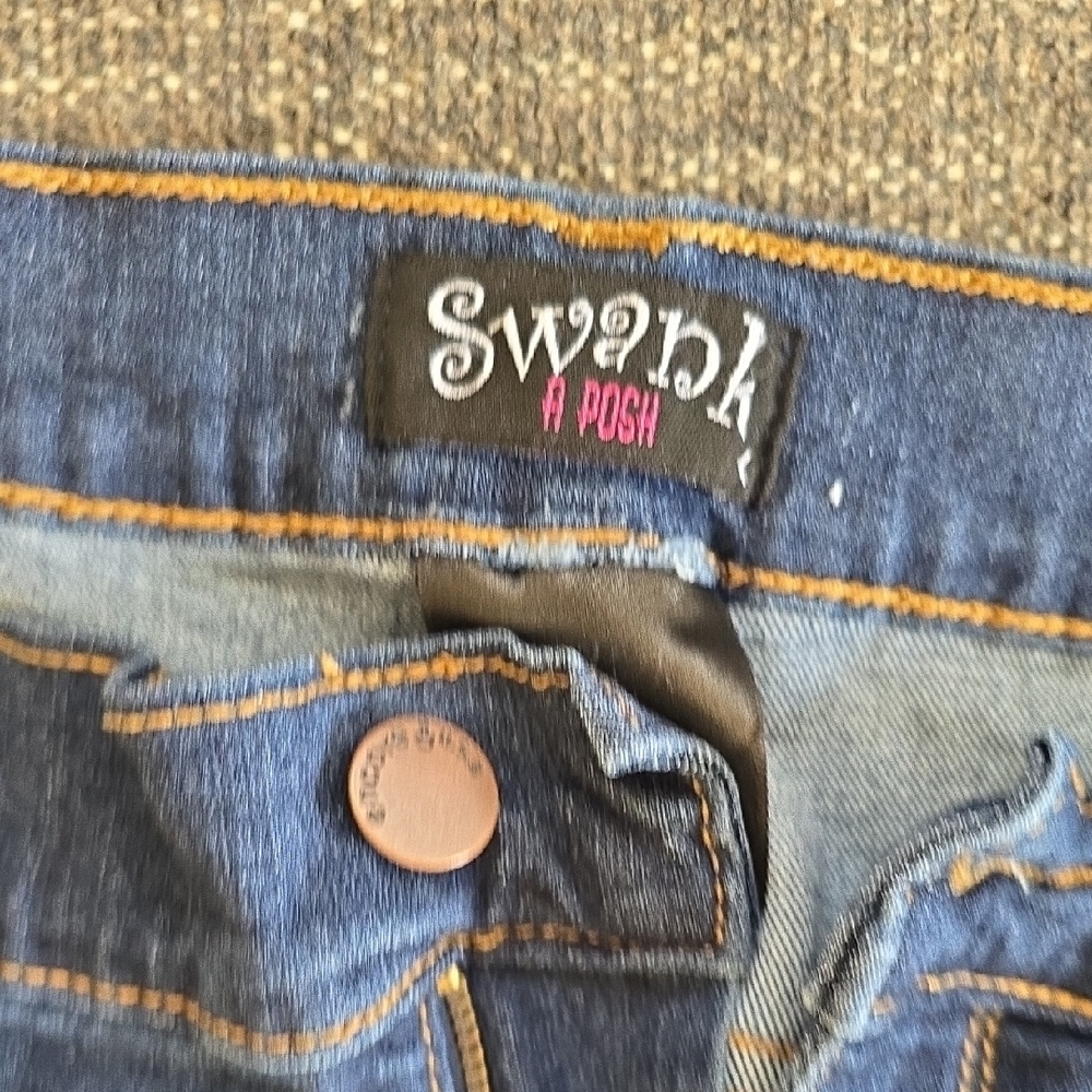 SWANK Light Blue Denim Jeans - Picture 7 of 8